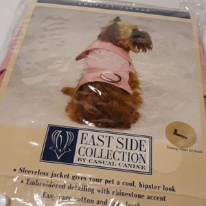 Princess pink dog jacket